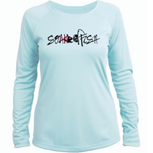 Load image into Gallery viewer, Womens &quot;Catch &amp; Re-Soak&quot; w/custom sleeve scale - Pink Fish L/S
