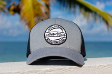 Load image into Gallery viewer, Live Soaked Patch Trucker - Grey/Black
