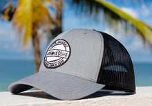 Load image into Gallery viewer, Live Soaked Patch Trucker - Grey/Black
